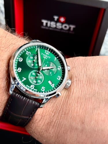 Customer photo review of Tissot XL Quartz Chronograph Men’s 45mm Watch T116.617.16.092.00