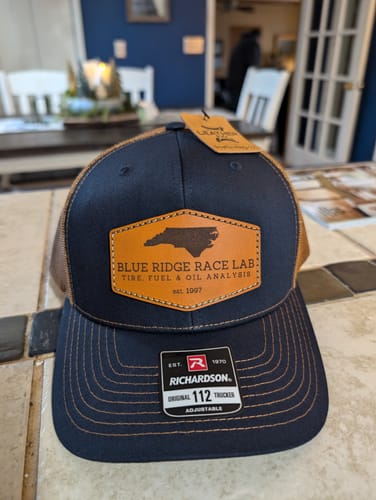 Customer photo review of Custom Leather Patch Hats Richardson 112 Laser Engraved
