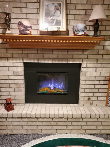 Customer photo review of Modern Flames Redstone 26" Built In Electric Firebox Insert