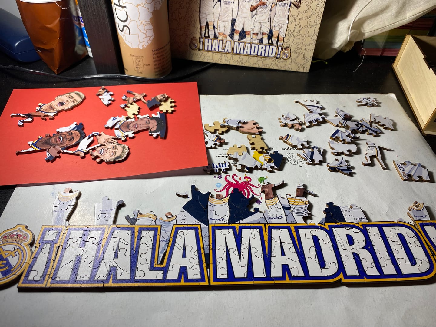 Customer photo review of Real Madrid CF® 5 Players - Wooden Puzzle