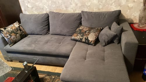 Kliento apžvalga su nuotrauka apie Minkštas kampas LOKO DRYŽUOTAS