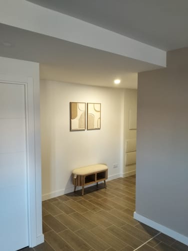 Customer photo review of ISUMI - Banc avec rangement en rotin et bouclettes blanches
