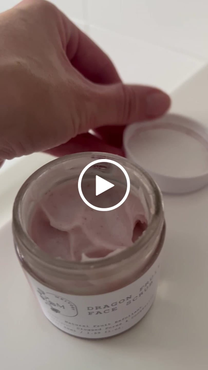 Customer video review of Dragonfruit Face Scrub