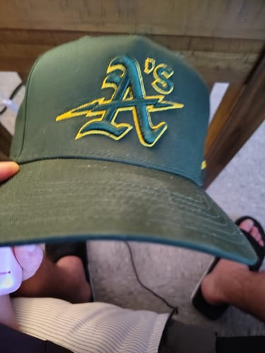Customer photo review of A's Remix Premium Snapback