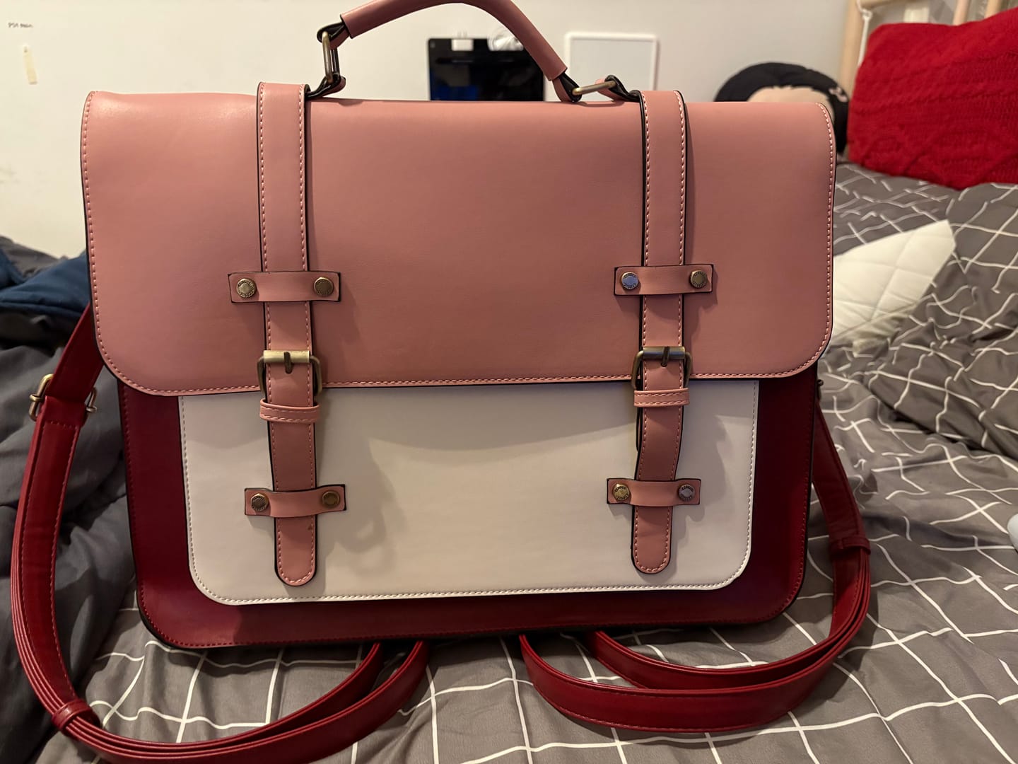 Customer photo review of Sombre Vintage Briefcase