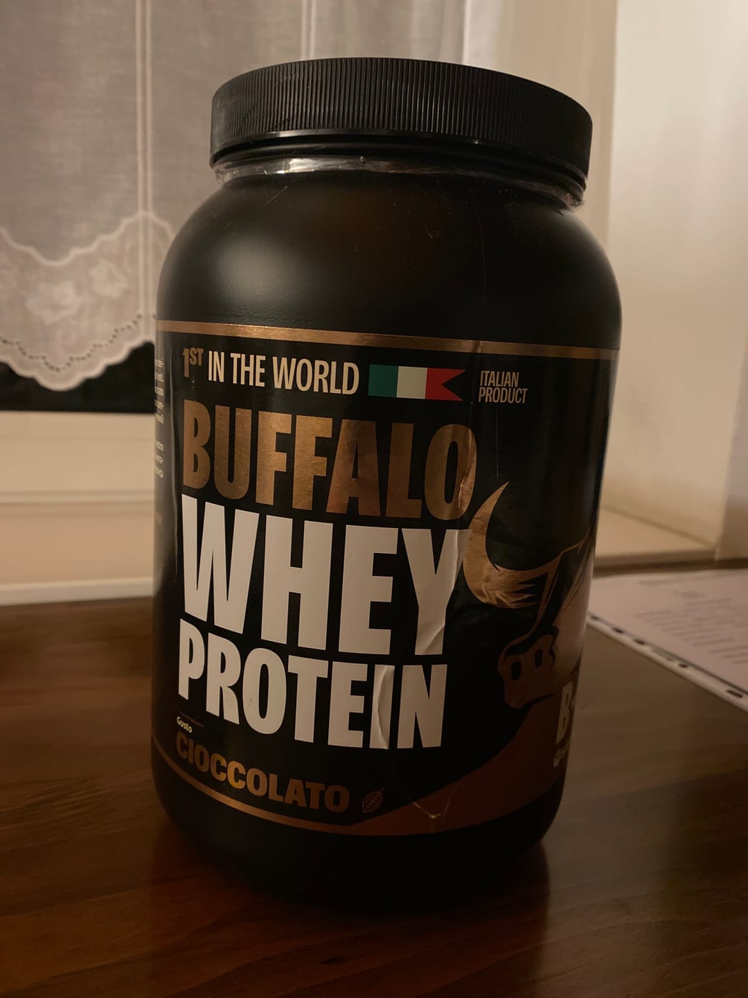 Customer photo review of Gift Kit - Buffalo Whey Protein + 1 Shaker Omaggio e 4 Bustine Monodose (2 x Gusto)