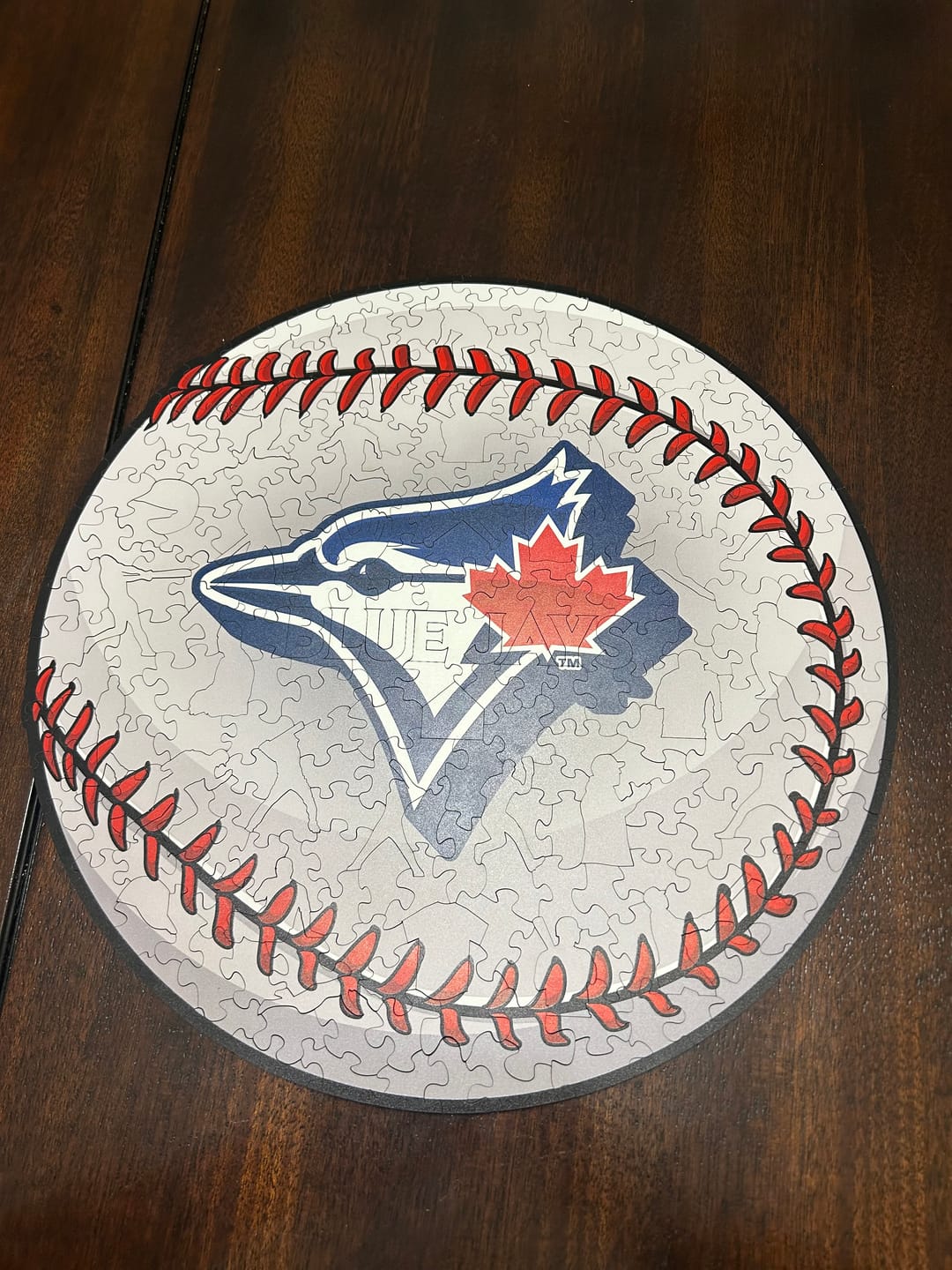 Customer photo review of Toronto Blue Jays™ - Wooden Puzzle