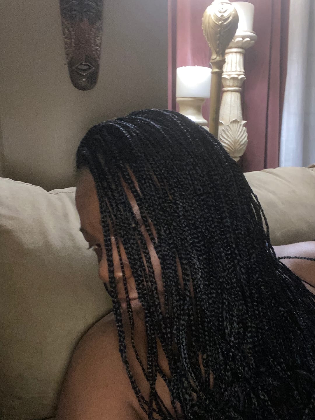 Customer photo review of Outre Synthetic Pre Stretched ULTRA BRAID - XPRESSION 3X 42"