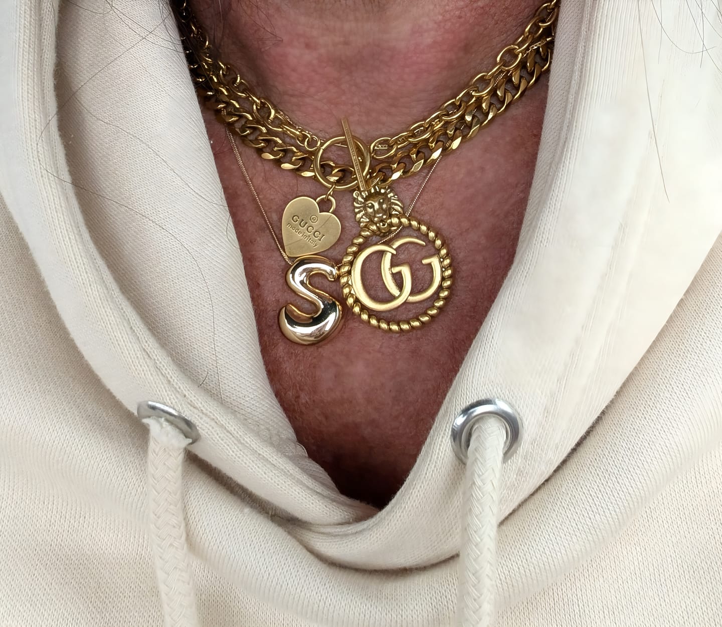 Customer photo review of Fearless Necklace