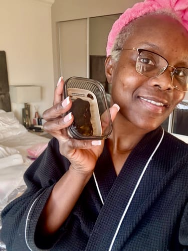 Customer photo review of Anti-Acne & Dark Spots African Soap