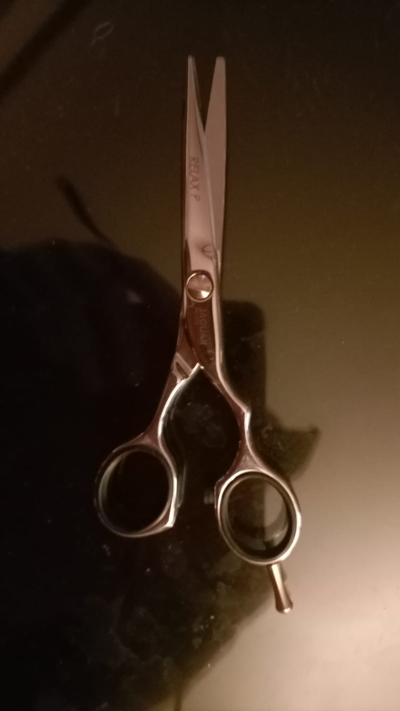 Customer photo review of Jaguar Pre Style Relax P Hair Cutting Scissors