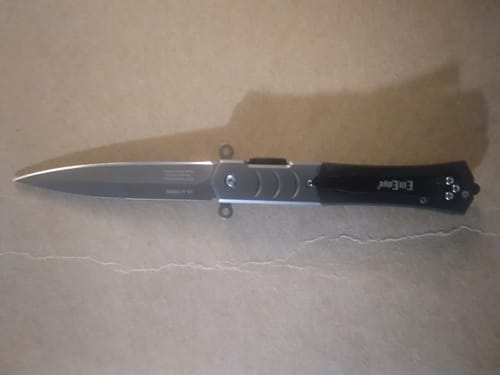 Customer photo review of Military  G10 Spring Assisted Pocket Knife