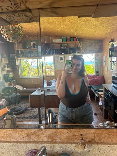 Customer photo review of Original Cut Swimsuit (Mocha)