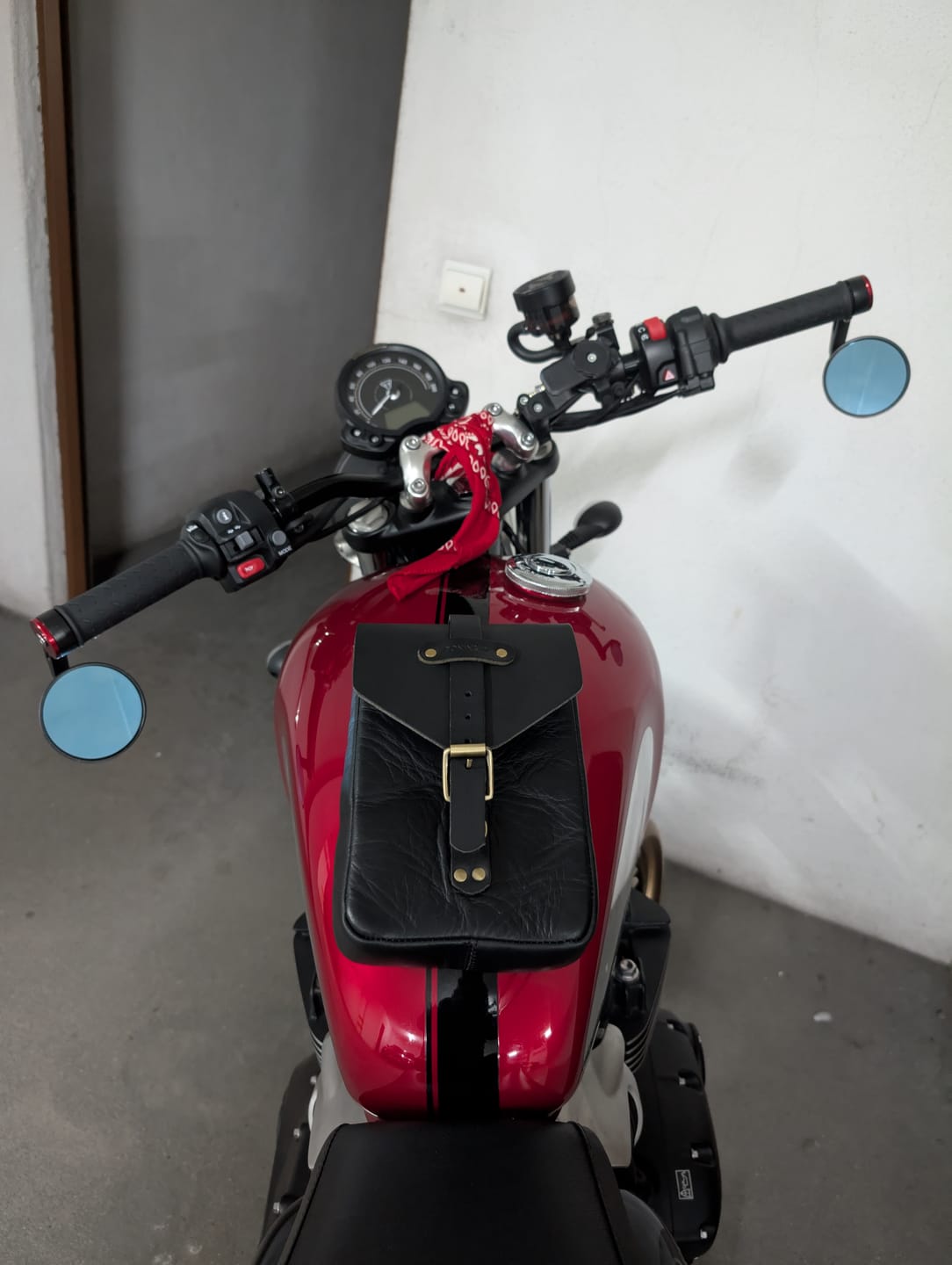 Customer photo review of tank pouch