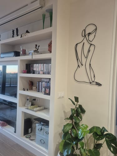 Customer photo review of Décoration Murale en Métal - Minimaliste (2048)