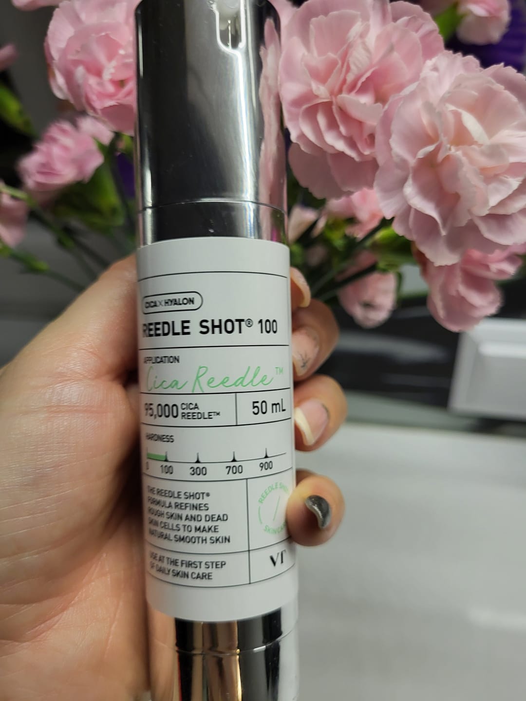 Customer photo review of Serums-būsteris ar mikroadatām VT Cosmetics Reedle Shot 100