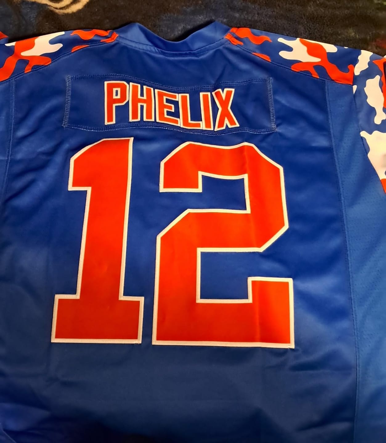 Customer photo review of Custom Replica Football Jersey for Men Women Youth Personalized Practice Shirts