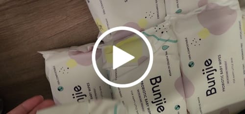 Customer video review of 24 Pack of Probiotic Baby Wipes