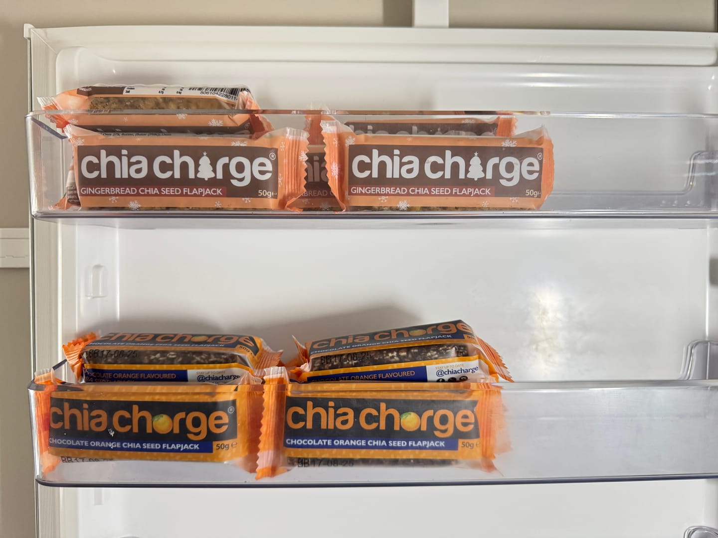 Customer photo review of Xmas Flapjacks Choc Orange/ Gingerbread + Mixed