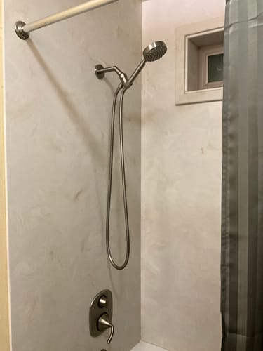 Customer photo review of 7 Inch Shower Arm and Flange