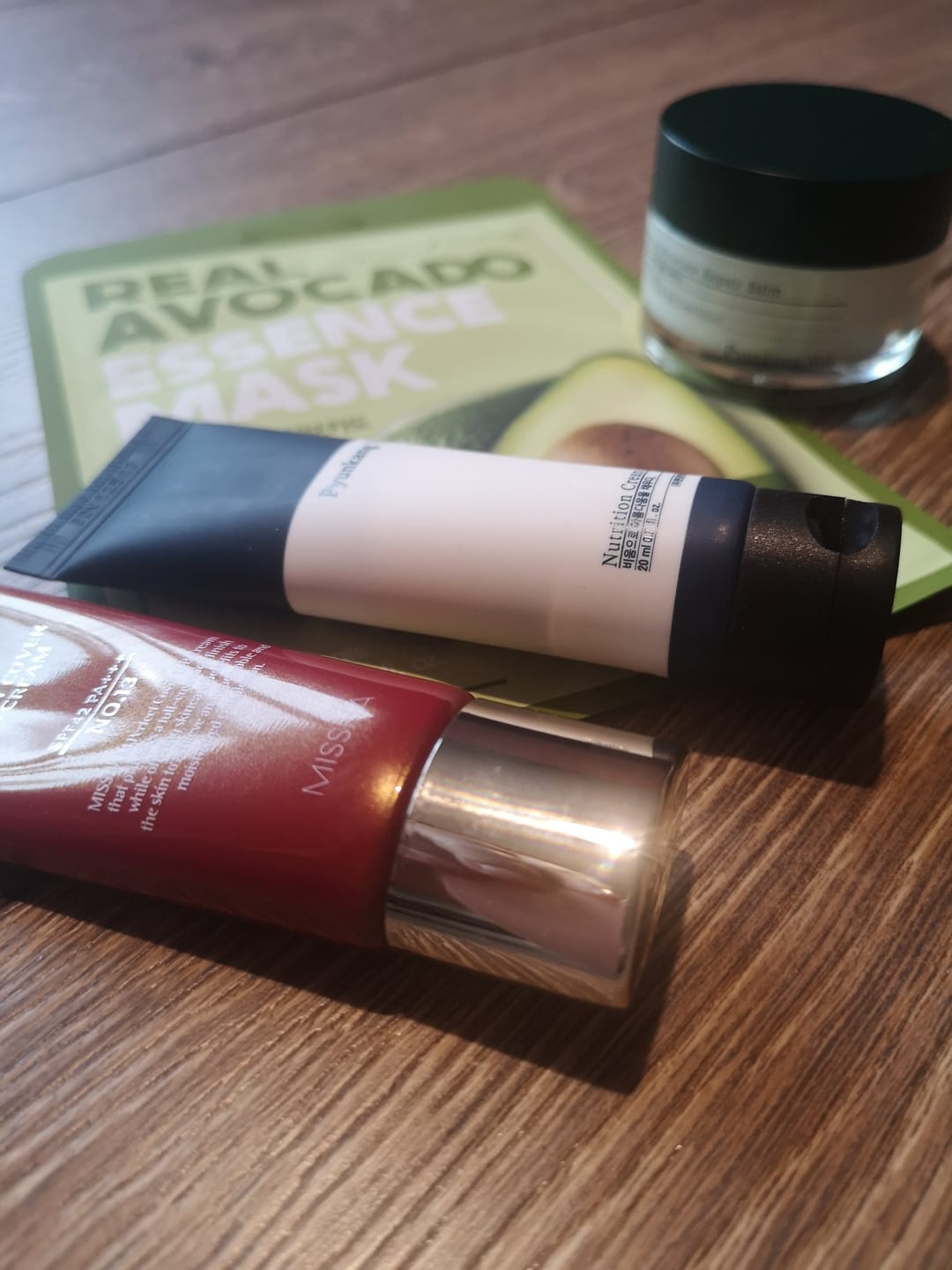 Customer photo review of Audumu maska sejas ādai Farmstay Real Essence Mask