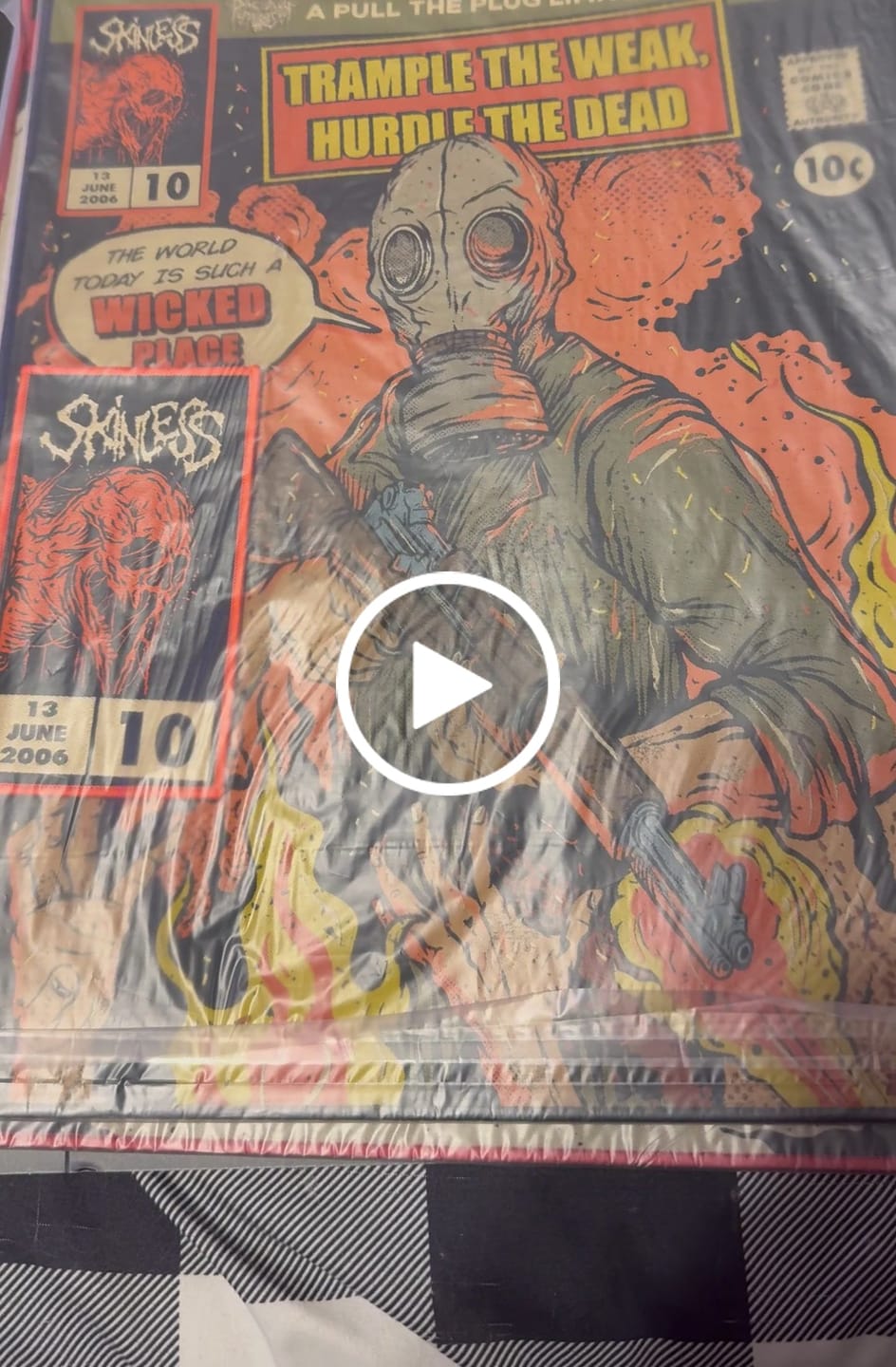 Customer video review of Skinless - Trample The Weak, Hurdle The Dead - Comic Set