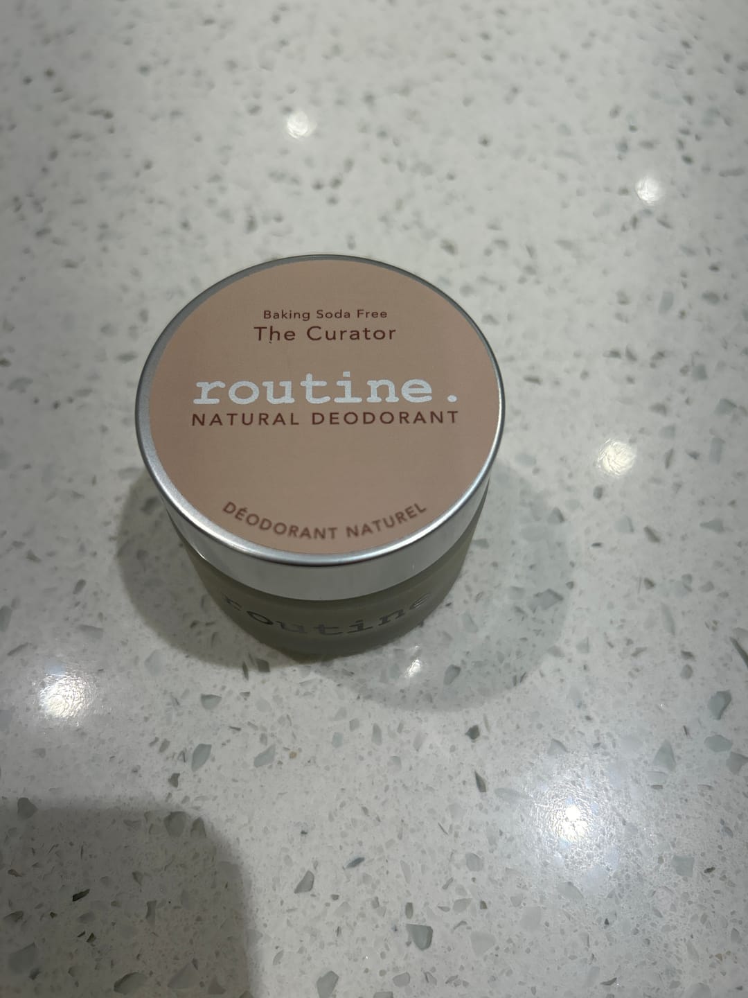 Customer photo review of THE CURATOR All Natural Deodorant | BAKING SODA FREE | 58 g jar