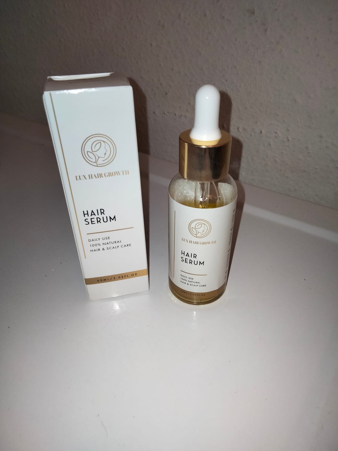 Customer photo review of Sérum de croissance pour cheveux (3 mois)