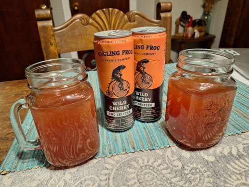 Customer photo review of Wild Cherry THC Seltzer, 6pk
