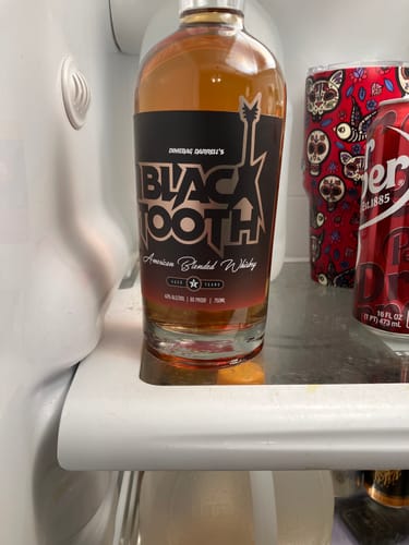 Customer photo review of BLACKTOOTH AMERICAN BLENDED WHISKEY (750mL)