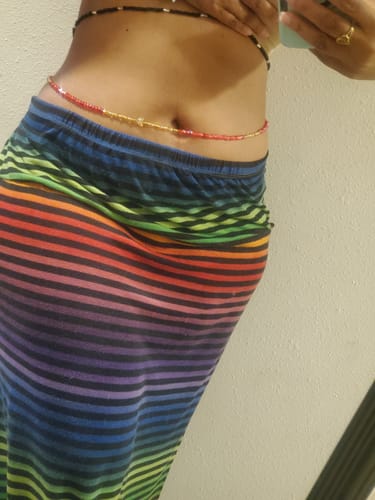 Customer photo review of *NEW IN* Sweet Candy Lux African Waist Bead- Select 5 for 50% off at checkout