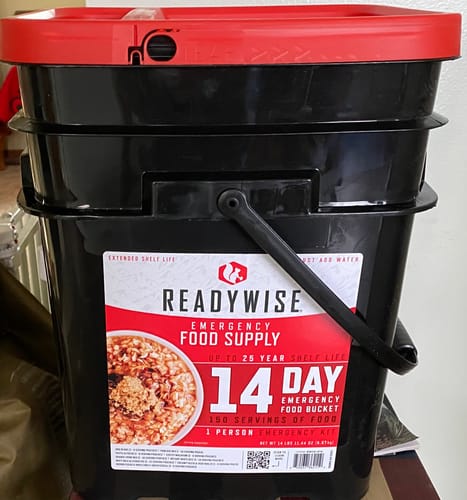 Customer photo review of 2 Week Emergency Food Supply