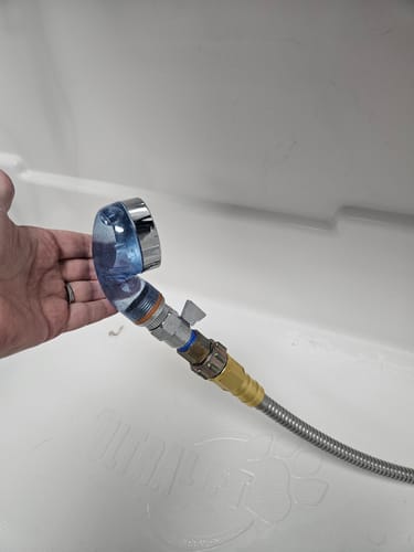 Customer photo review of High Pressure Professional Showerhead