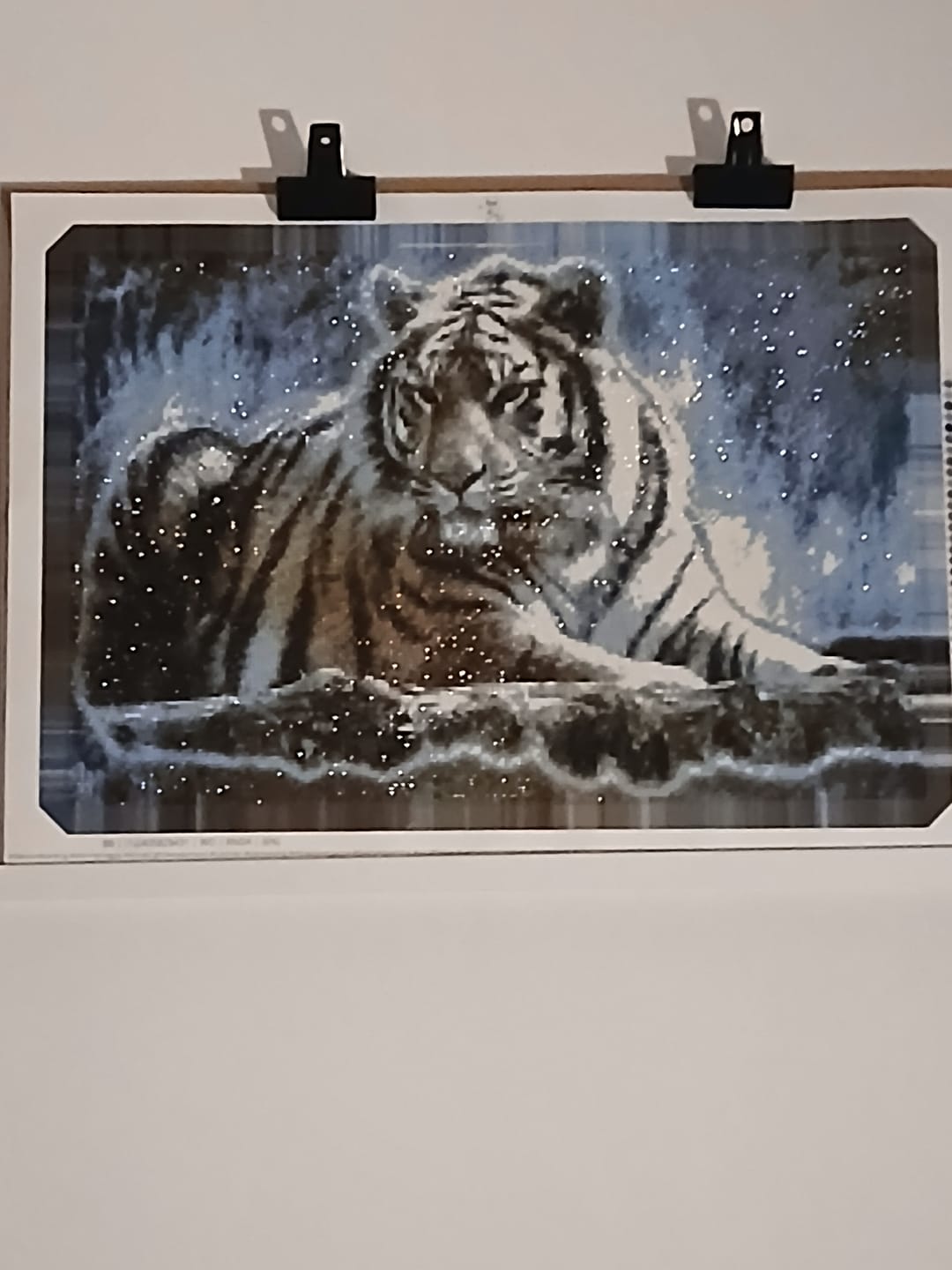 Customer photo review of BENGALISK TIGER - diamond painting