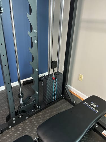 Customer photo review of Aluminium Pulley & Weight Stack Bundle