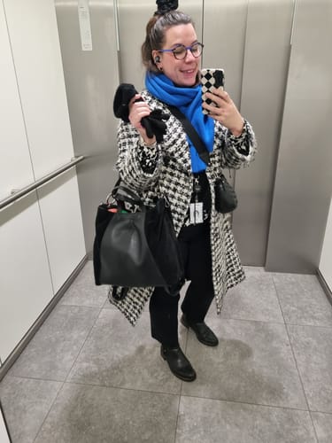 Customer photo review of Midi Curie 3-in-1 bag + Multistrap / Black