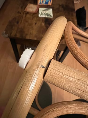 Customer photo review of Sirena Rattan Table Set
