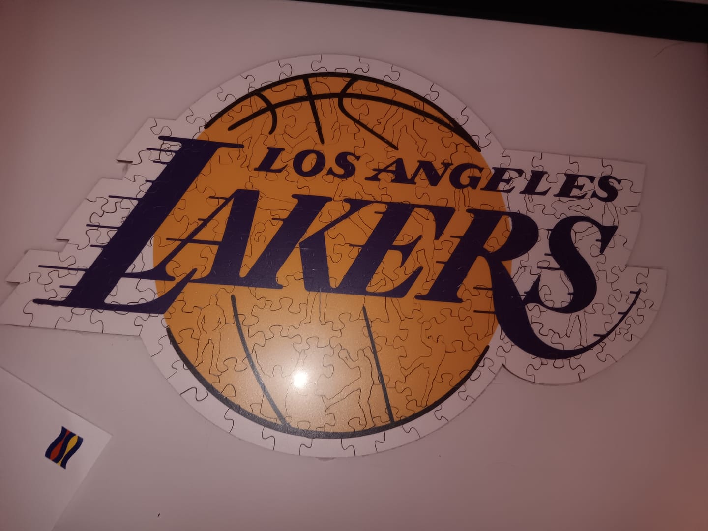 Customer photo review of Los Angeles Lakers™ - Rompecabezas de Madera