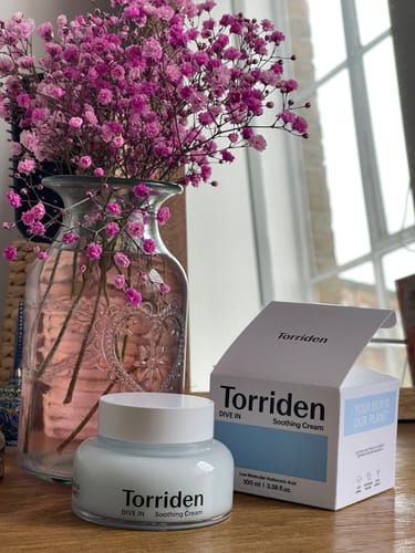 Customer photo review of [Torriden] DIVE IN Low Molecular Hyaluronic Acid Soothing Cream 100ml