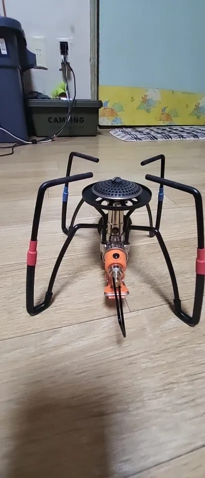 Customer photo review of Black Spider Cassette Stove