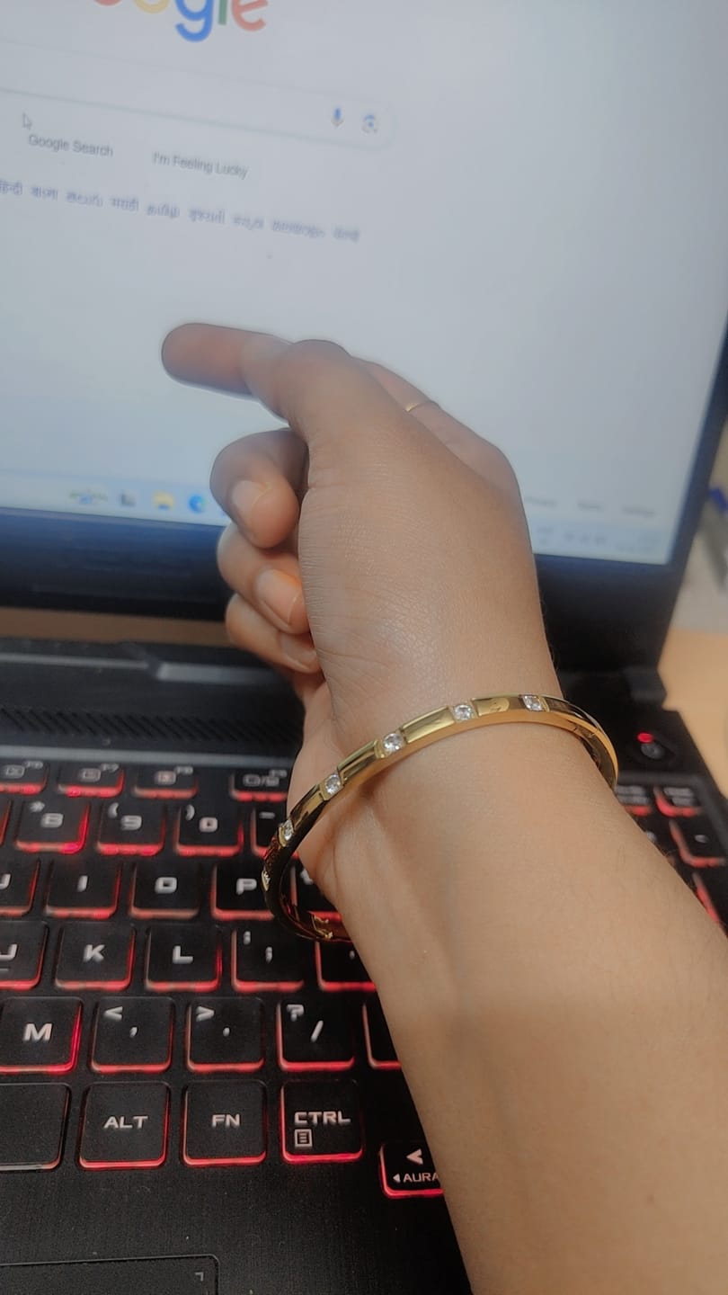 Customer photo review of Twilight Treasure Bangle Bracelet