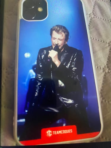 Customer photo review of Coque design JOHNNY HALLYDAY 3 - TEAMCOQUES