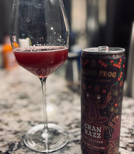 Customer photo review of Cran Razz THC Seltzer, 6pk