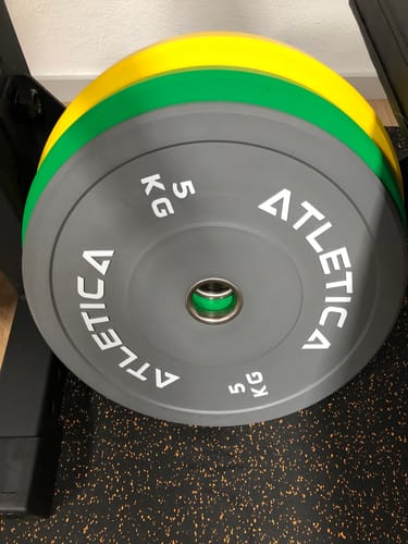 Customer photo review of Color Bumper Plates Set | 90 kg