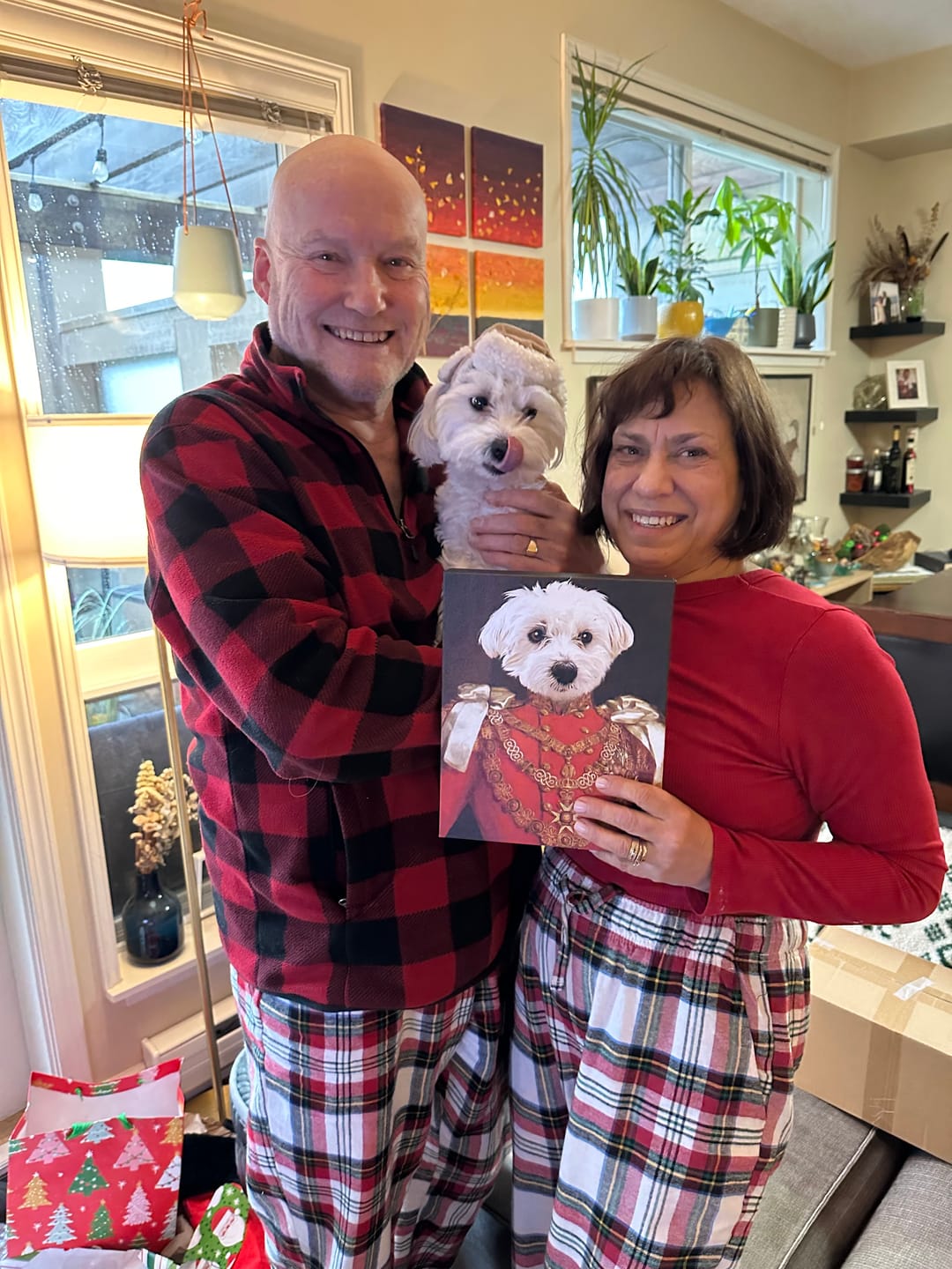Customer photo review of The Commando Custom Pet Portrait