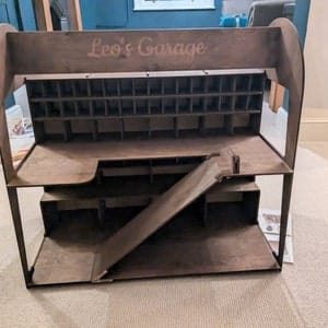Customer photo review of Toy Car Garage Storage
