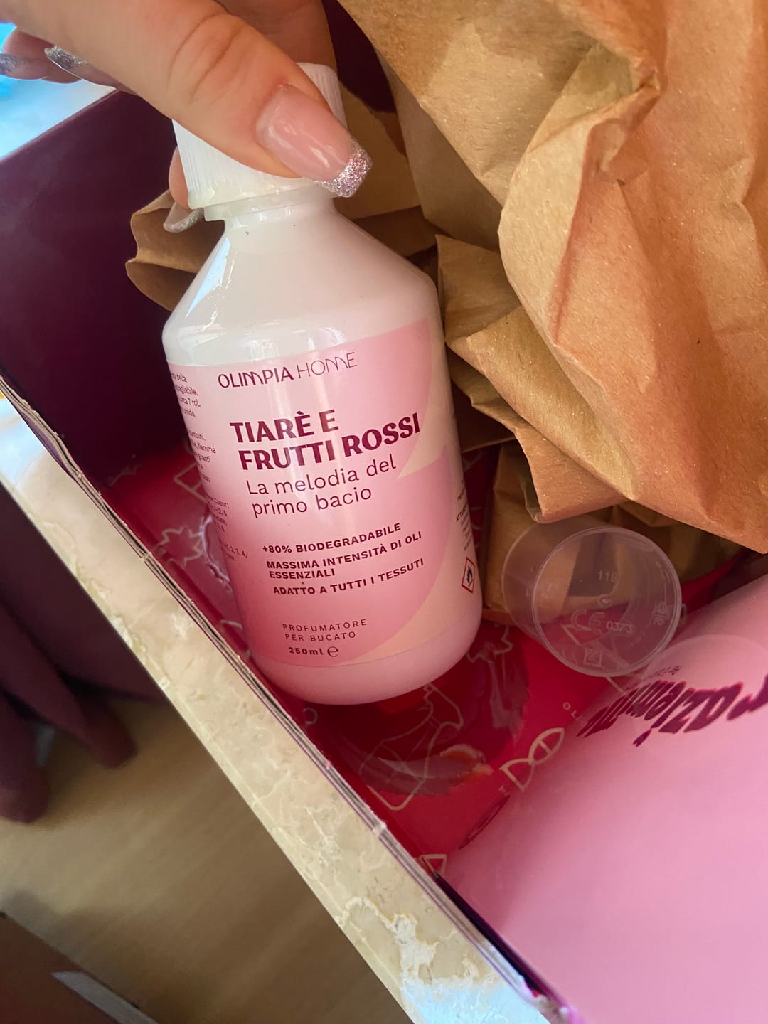 Customer photo review of Tiarè & Frutti Rossi - La Melodia del Primo Bacio