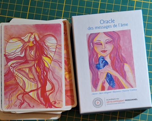 Customer photo review of Mon premier Oracle des messages de l'âme