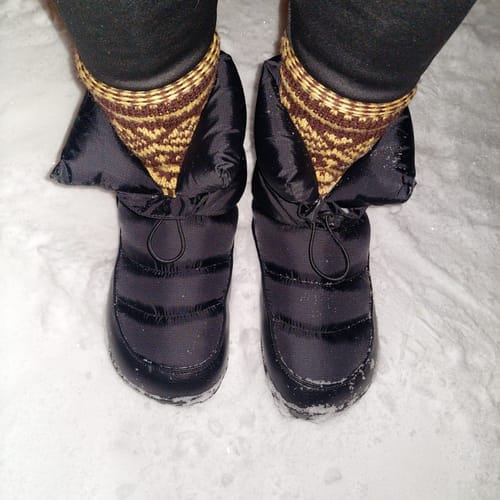 Customer photo review of Vaistoa Hellä | Winter Barefoot Shoes
