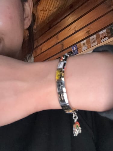 Customer photo review of Original Italian Charm Bracelet